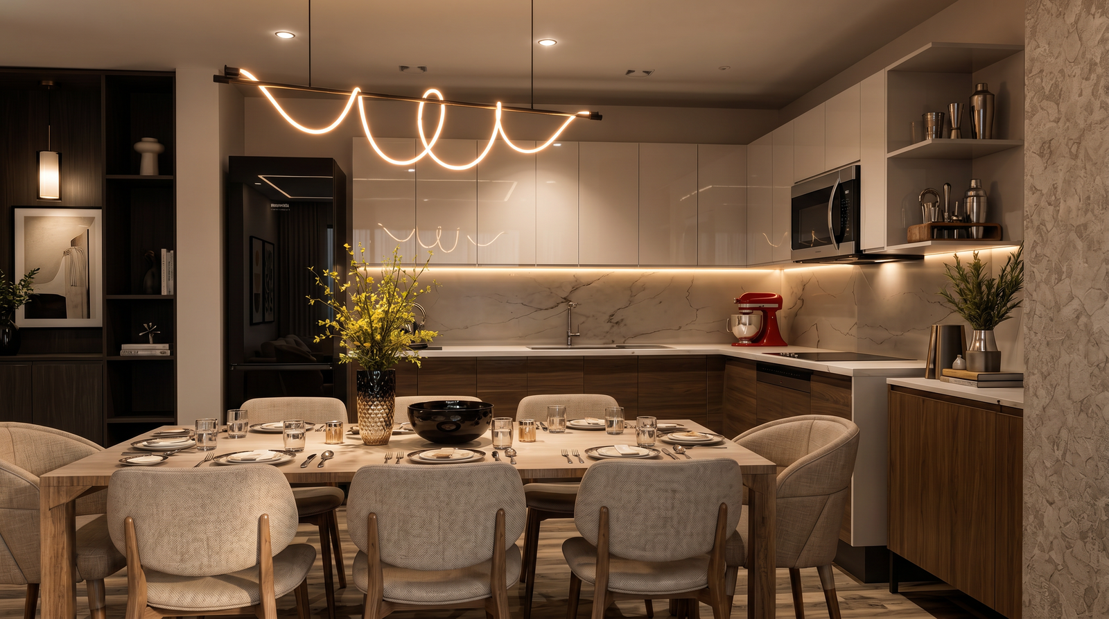 Vista previa cocina para recorrido virtual 360°